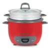 Aroma Housewares 14-Cup (Cooked) (7-Cup UNCOOKED) Pot Style Rice Cooker and Food Steamer (ARC-747-1NGR) , Red Aroma Housewares 14-Cup (Cooked) (7-Cup UNCOOKED) Pot Style Rice Cooker and Food Steamer (ARC-747-1NGR) , Red
