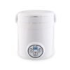 Aroma Housewares (MRC-903D) Mi 3-Cup (Cooked) (1.5-Cup UNCOOKED) Digital Cool Touch Mini Rice Cooker,White
