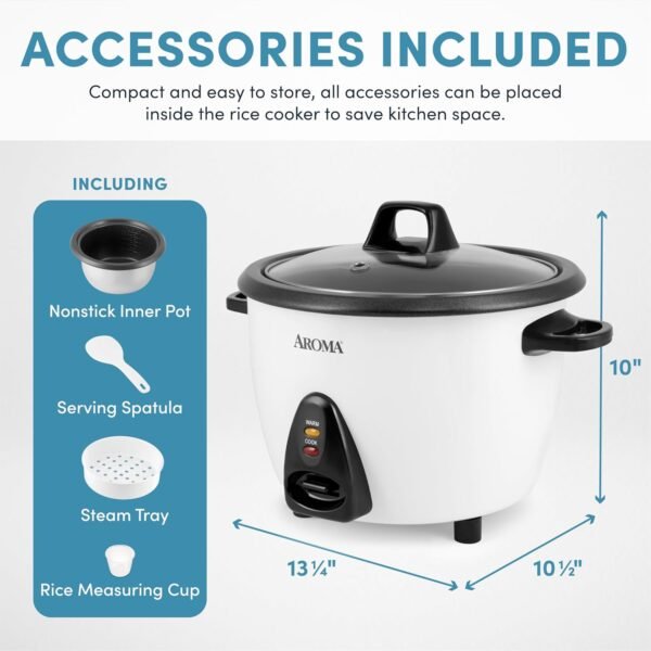 Aroma Rice Cooker ARC-360-NGP Review Family Size 20-Cup Steamer Performance