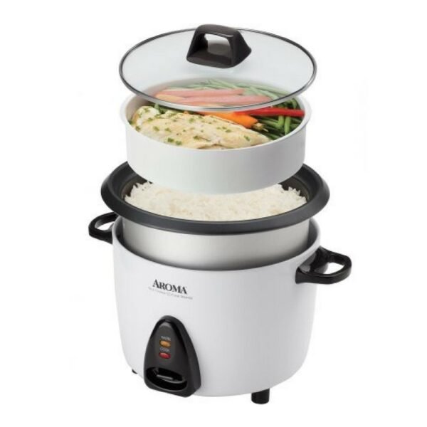 Aroma Rice Cooker ARC-360-NGP Review Family Size 20-Cup Steamer Performance