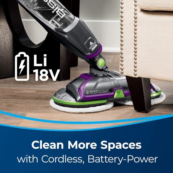 Bissell SpinWave Cordless Pet Hard Floor Mop Review Powerful Cordless Cleaning Solution