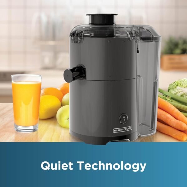 BLACK+DECKER Quiet Juicer Review Compact Design and Quiet Motor Performance Tested