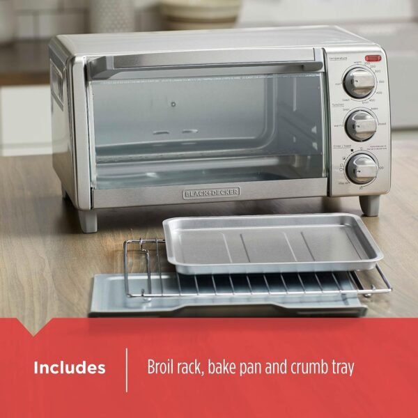 BLACK+DECKER Toaster Oven Review Natural Convection and 4-Slice Cooking Functions Tested