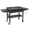 Blackstone 1554 36” Omnivore Griddle with Folding Side Shelves, Powder Coated Steel, Black Blackstone 1554 36” Omnivore Griddle with Folding Side Shelves, Powder Coated Steel, Black