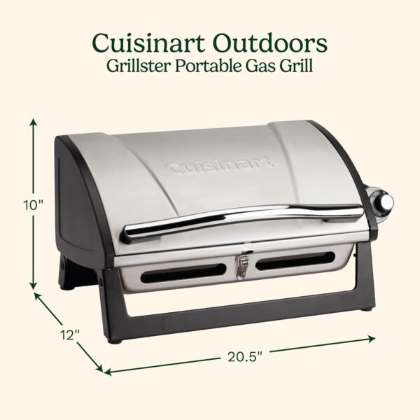 Cuisinart Grillster Portable Gas Grill Review Compact Powerhouse for Camping and BBQs Cuisinart Grillster Portable Gas Grill Review Compact Powerhouse for Camping and BBQs