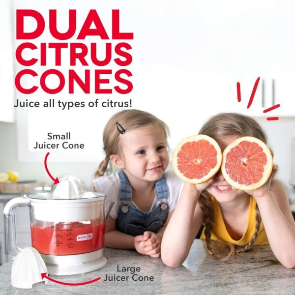Dash Dual Citrus Juicer Review Compact and Efficient Electric Juicer for Fresh Juice