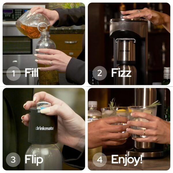 DrinkMate LUX Stainless Steel Soda Maker Review Carbonate Any Drink Effortlessly DrinkMate LUX Stainless Steel Soda Maker Review Carbonate Any Drink Effortlessly