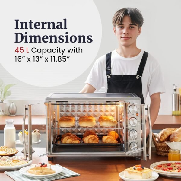 Elite Gourmet Toaster Oven Review 45L Capacity French Door Convection Features Elite Gourmet Toaster Oven Review 45L Capacity French Door Convection Features