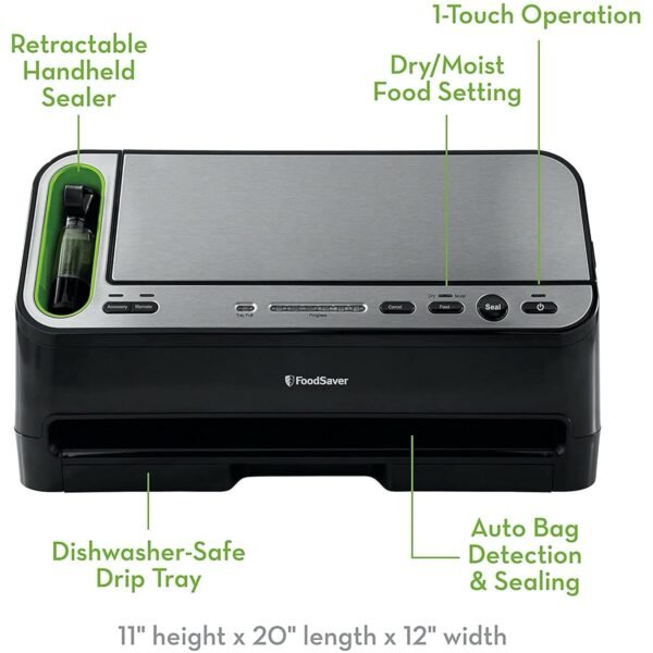 FoodSaver V4400 Vacuum Sealer Review Automatic Bag Detection and Versatility FoodSaver V4400 Vacuum Sealer Review Automatic Bag Detection and Versatility