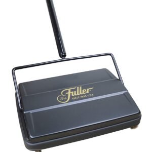 Fuller Brush 17027 Electrostatic Carpet & Floor Sweeper - 9" Cleaning Path - Lightweight - Ideal for Crumby Messes - Works On Carpets & Hard Floor Surfaces - Dark Gray