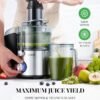GDOR Juicer Review Powerful 1200W Centrifugal Juicer with Titanium Blades