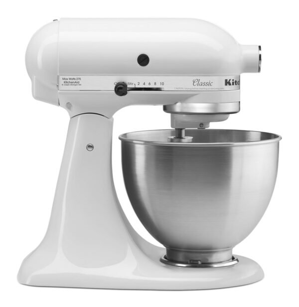 KitchenAid K45SSWH Stand Mixer Review Powerful 4.5 Quart Classic Series Performance