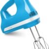 KitchenAid KHM512CL 5-Speed Ultra Power Hand Mixer, Crystal Blue