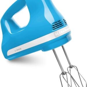 KitchenAid KHM512CL 5-Speed Ultra Power Hand Mixer, Crystal Blue