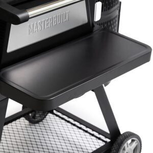 Masterbuilt® Gravity Series 560 Digital Charcoal Grill and Smoker Powder-Coated Steel Font-Shelf Accessory Insert to Hold up to 50LBS in Black, Model MB20181522 Masterbuilt® Gravity Series 560 Digital Charcoal Grill and Smoker Powder-Coated Steel Font-Shelf Accessory Insert to Hold up to 50LBS in Black, Model MB20181522