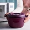 Microwave Rice Cooker Review Tupperware Purple Large 3L Efficient Cooking Microwave Rice Cooker Review Tupperware Purple Large 3L Efficient Cooking