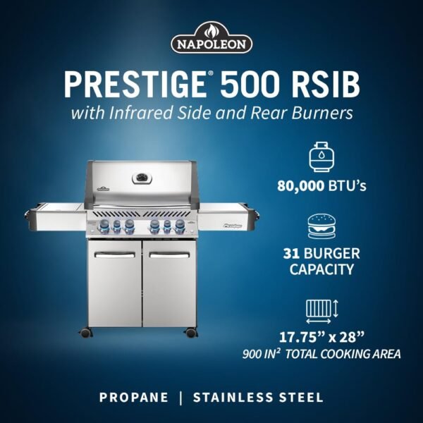 Napoleon Prestige 500 RSIB Propane Gas Grill Review Ultimate Outdoor Cooking Experience