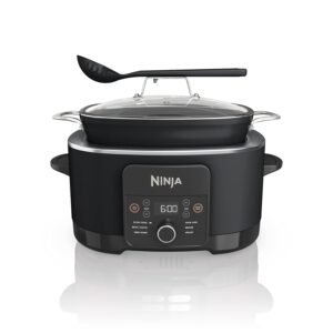 Ninja MC1010 Foodi PossibleCooker PLUS - Sous Vide & Proof 6-in-1 Multi-Cooker, with 8.5 Quarts, Slow Cooker, Dutch Oven & More, Glass Lid & Integrated Spoon, Nonstick, Oven...