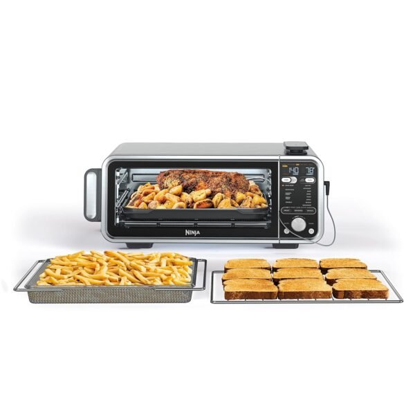 Ninja, Toaster Oven, Air Fryer, Thermometer, Toaster Oven Air Fryer Combo, Stainless Steel, Quick meals, Fries, Frozen Food, Air Fry, Dehydrate, Reheat, 13-in-1, Less Oil, Flip... Ninja, Toaster Oven, Air Fryer, Thermometer, Toaster Oven Air Fryer Combo, Stainless Steel, Quick meals, Fries, Frozen Food, Air Fry, Dehydrate, Reheat, 13-in-1, Less Oil, Flip...