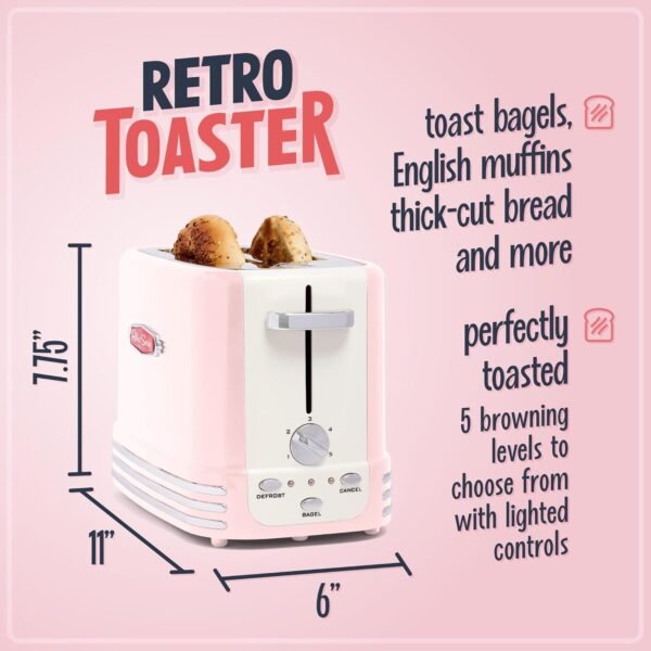 Nostalgia Retro Wide 2-Slice Toaster Review Perfect for Bagels and Thick Bread Nostalgia Retro Wide 2-Slice Toaster Review Perfect for Bagels and Thick Bread