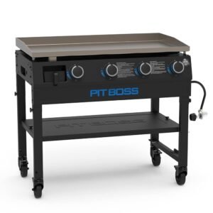 Pit Boss 10962 4-Burner Gas Griddle, Black Pit Boss 10962 4-Burner Gas Griddle, Black