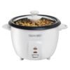 Proctor Silex 5-Cups uncooked resulting in 10-Cups Cooked Rice Cooker, White (37533N)