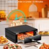PYY 12 Inch Electric Countertop Pizza Oven Review Reveals Performance and Features