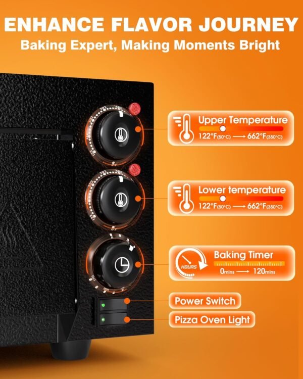 PYY Countertop Pizza Oven Review Commercial 14 Inch Electric Oven Performance