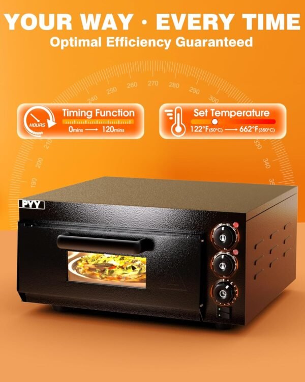 PYY Countertop Pizza Oven Review Commercial 14 Inch Electric Oven Performance