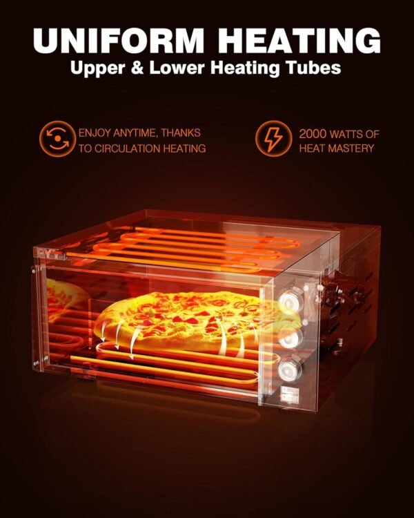 PYY Countertop Pizza Oven Review Commercial 14 Inch Electric Oven Performance
