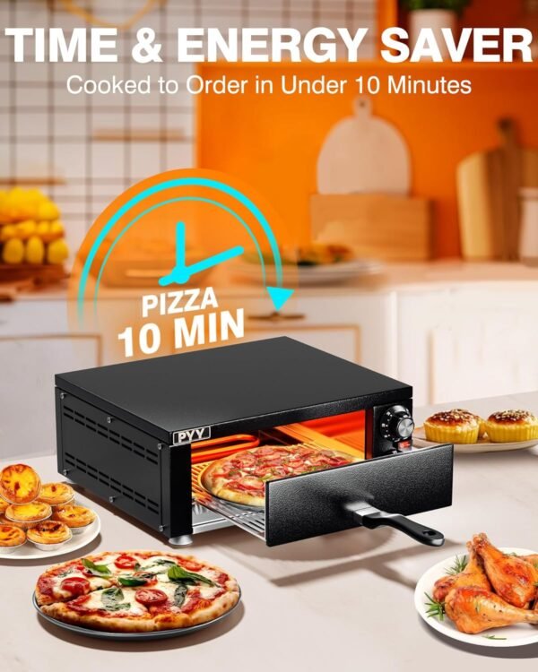 PYY Electric Pizza Oven Review Best Countertop Pizza Oven for Even Heating and Speed