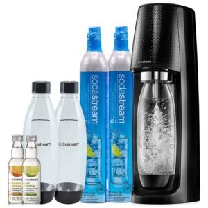 SodaStream 1101098010 Fizzi Sparkling Water Maker, 9.2 x 11.2 x 17.4", Black