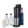 SodaStream - Aqua Fizz Sparkling Water Maker | STARTER KIT | GLASS Carbonator | CQC CO2 System | Includes 2x Elegant Glass Carafes, 1x CO2 Cylinder | Dishwasher Safe | Black SodaStream - Aqua Fizz Sparkling Water Maker | STARTER KIT | GLASS Carbonator | CQC CO2 System | Includes 2x Elegant Glass Carafes, 1x CO2 Cylinder | Dishwasher Safe | Black