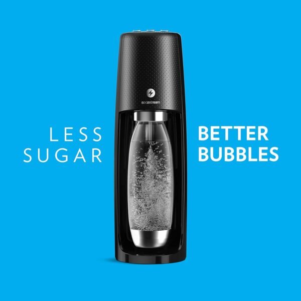 SodaStream One Touch Soda Maker Review best electric sparkling water maker bundle black SodaStream One Touch Soda Maker Review best electric sparkling water maker bundle black