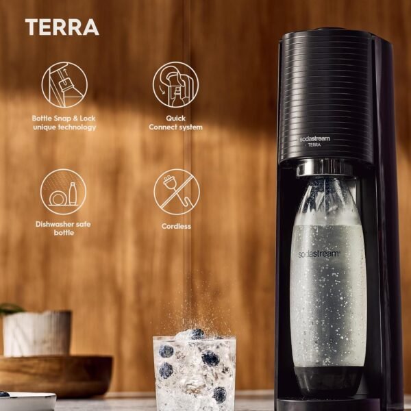 SodaStream Terra Sparkling Water Maker Review Quick Connect Technology Tested SodaStream Terra Sparkling Water Maker Review Quick Connect Technology Tested