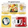 VIVOHOME Stand Mixer Review Powerful 660W Kitchen Appliance with 6 Quart Bowl