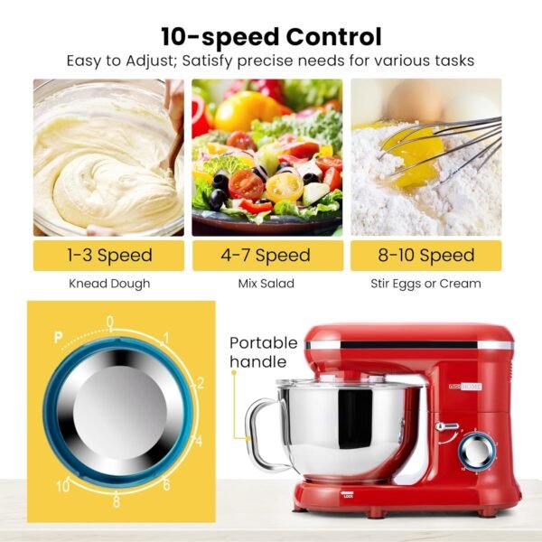 VIVOHOME Stand Mixer Review Powerful 660W Kitchen Appliance with 6 Quart Bowl