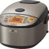 Zojirushi NP-HCC10XH Induction Heating System Rice Cooker and Warmer, 1 L, Stainless Dark Gray Zojirushi NP-HCC10XH Induction Heating System Rice Cooker and Warmer, 1 L, Stainless Dark Gray